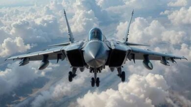 Russian SU 57 Fighter Jet