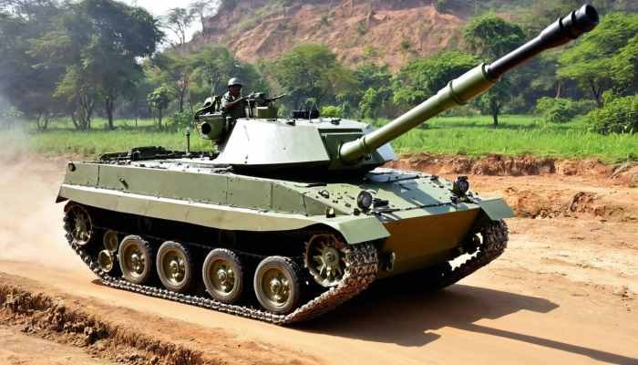 drdo light tank zorawar